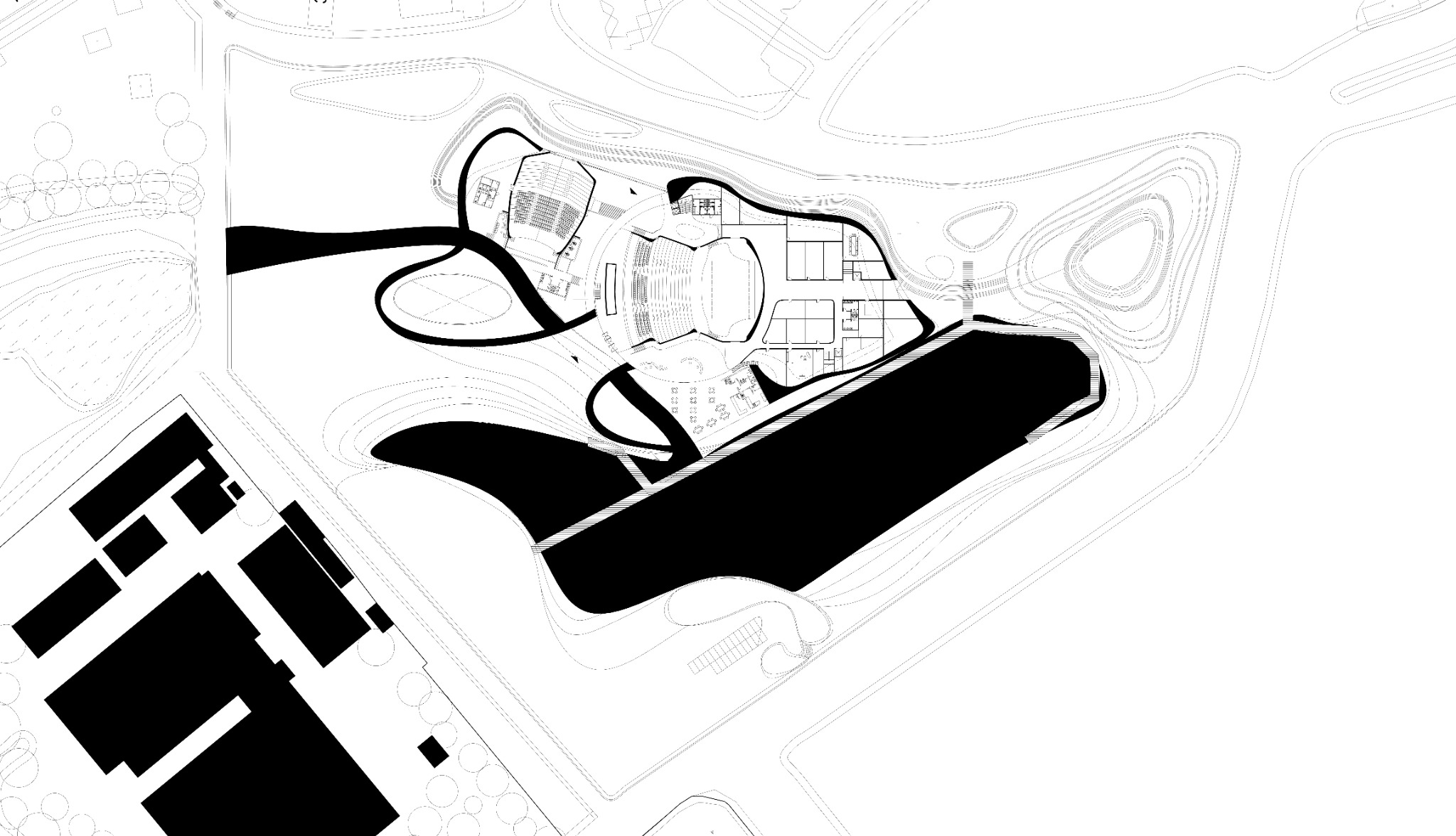 Hanoi Theater — site and program plan
