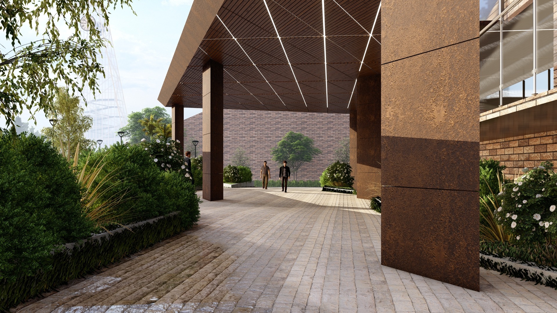 Tura — covered walkway